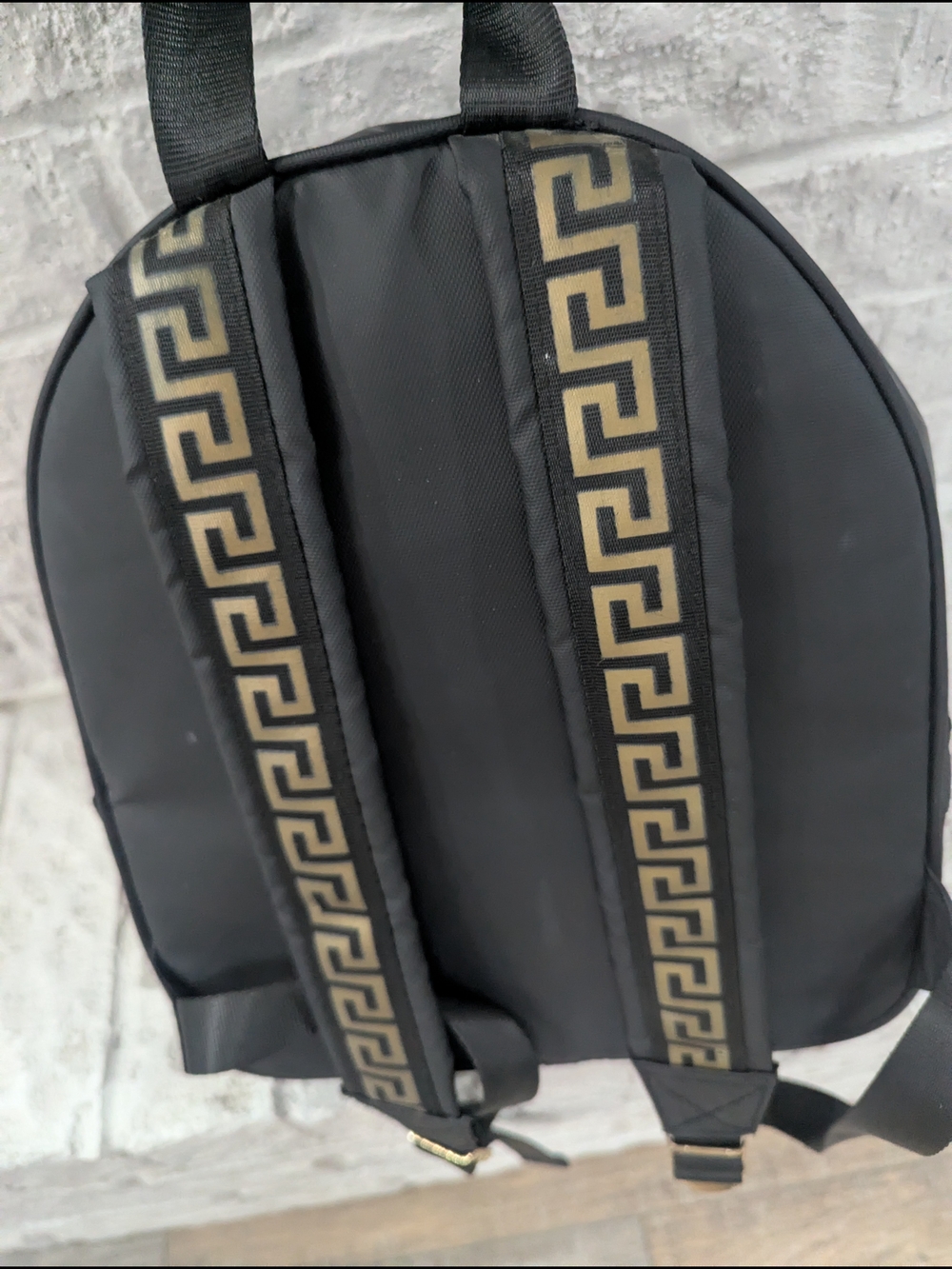 Versace Parfums Black Nylon Backpack - Picture 6 of 12